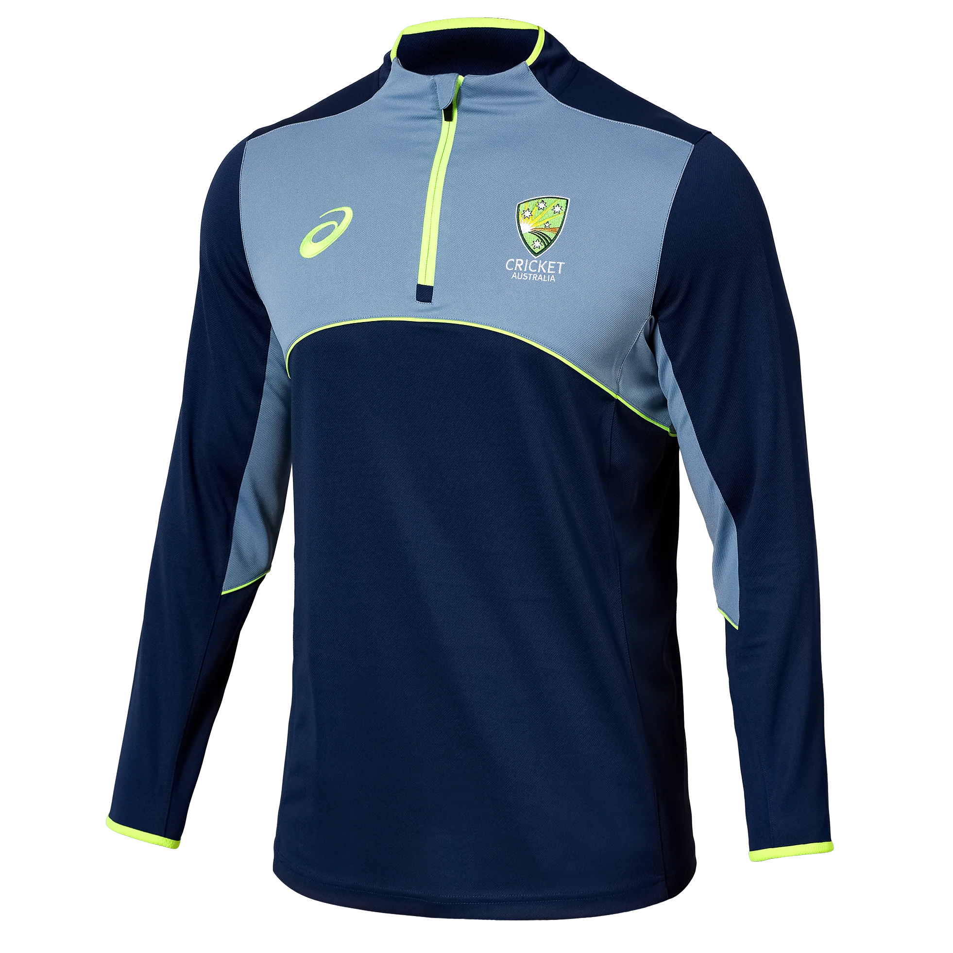 Cricket Australia Mens Training Quarter Zip Top