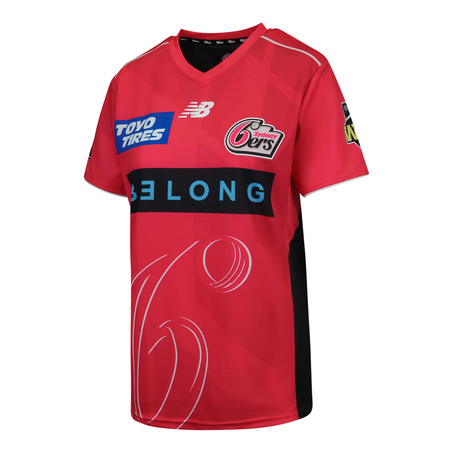 Sydney Sixers WBBL Jersey Short Sleeve Womens