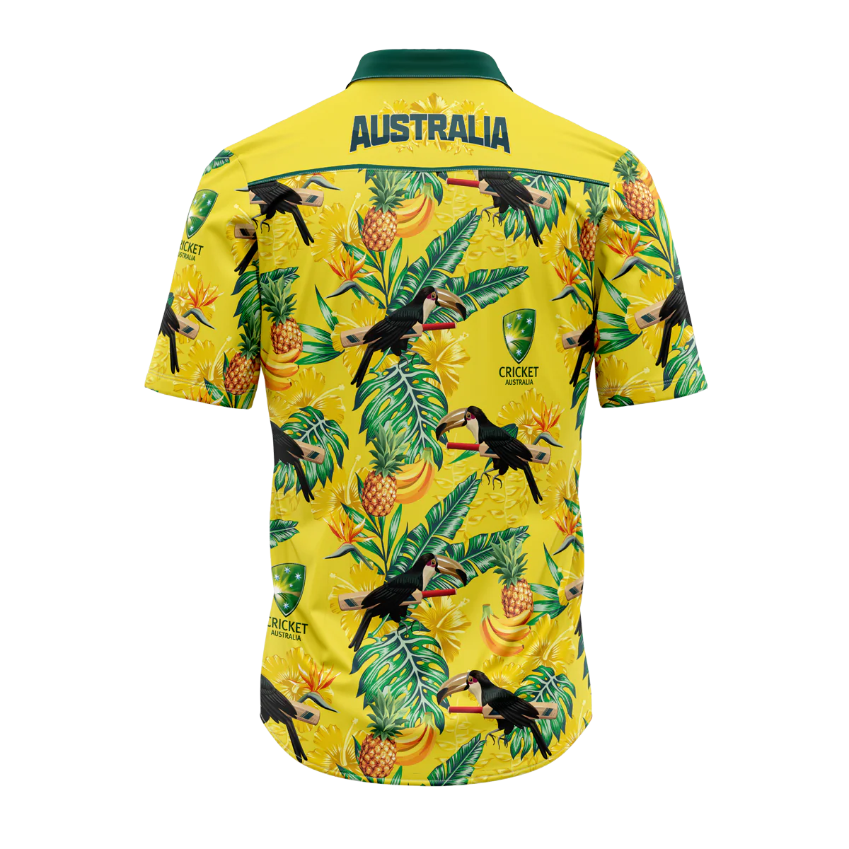 Cricket Australia Toucan Screamer Hawaiian Shirt Adult - Image 3
